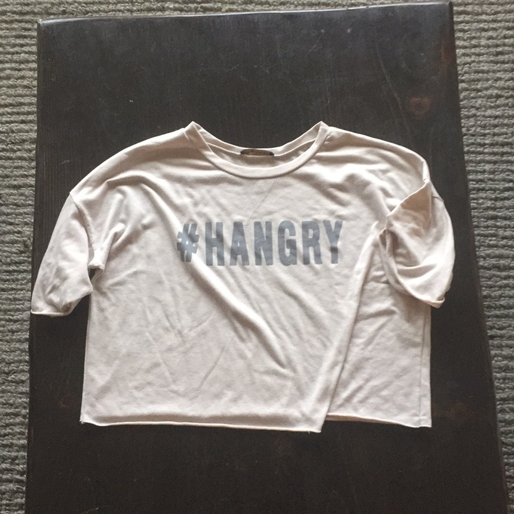 #HANGRY Crop Top Sweatshirt